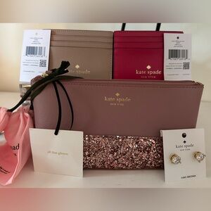 New 3 piece Kate Spade accessories